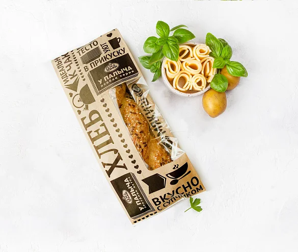 Слойка с курицей, зеленью и картофелем 100 г
